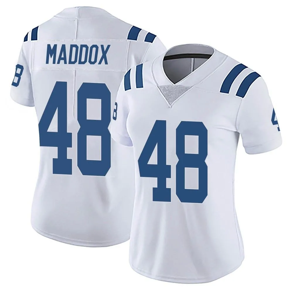 Women's Indianapolis Colts Aaron Maddox Nike Vapor Untouchable Limited White Jersey Women's Indianapolis Colts Aaron Maddox Nike Vapor Untouchable Limited White Jersey
