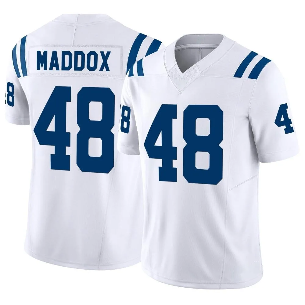 Youth Indianapolis Colts Aaron Maddox Nike Vapor F.U.S.E. Limited White Jersey Youth Indianapolis Colts Aaron Maddox Nike Vapor F.U.S.E. Limited White Jersey