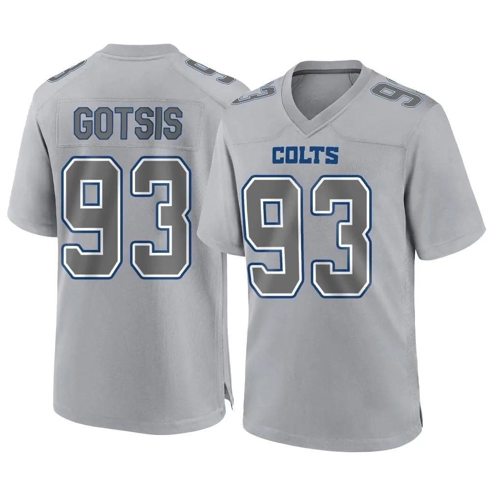 Men's Indianapolis Colts Adam Gotsis Nike Atmosphere Fashion Game Gray Jersey Men's Indianapolis Colts Adam Gotsis Nike Atmosphere Fashion Game Gray Jersey