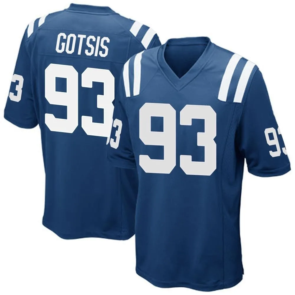 Men's Indianapolis Colts Adam Gotsis Nike Team Color Game Royal Blue Jersey Men's Indianapolis Colts Adam Gotsis Nike Team Color Game Royal Blue Jersey