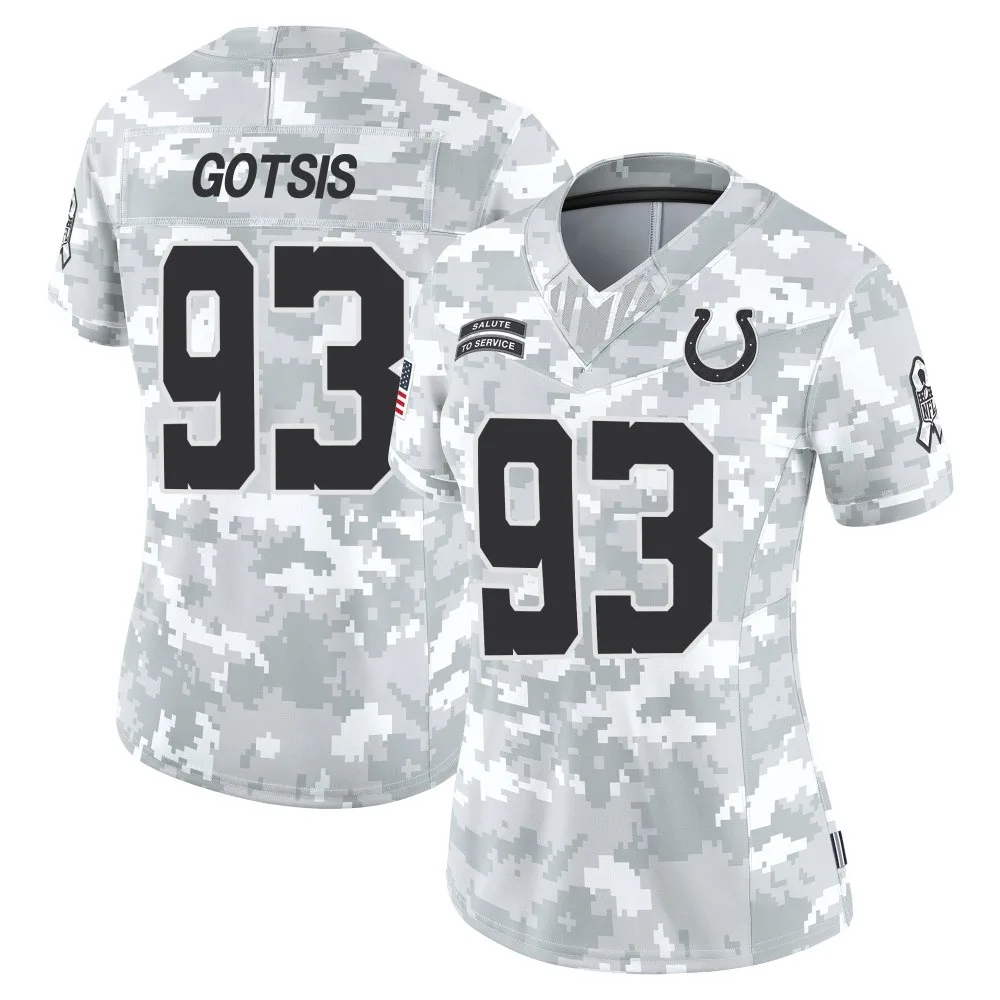 Women's Indianapolis Colts Adam Gotsis Nike 2024 Salute to Service Limited Arctic Camo Jersey Women's Indianapolis Colts Adam Gotsis Nike 2024 Salute to Service Limited Arctic Camo Jersey