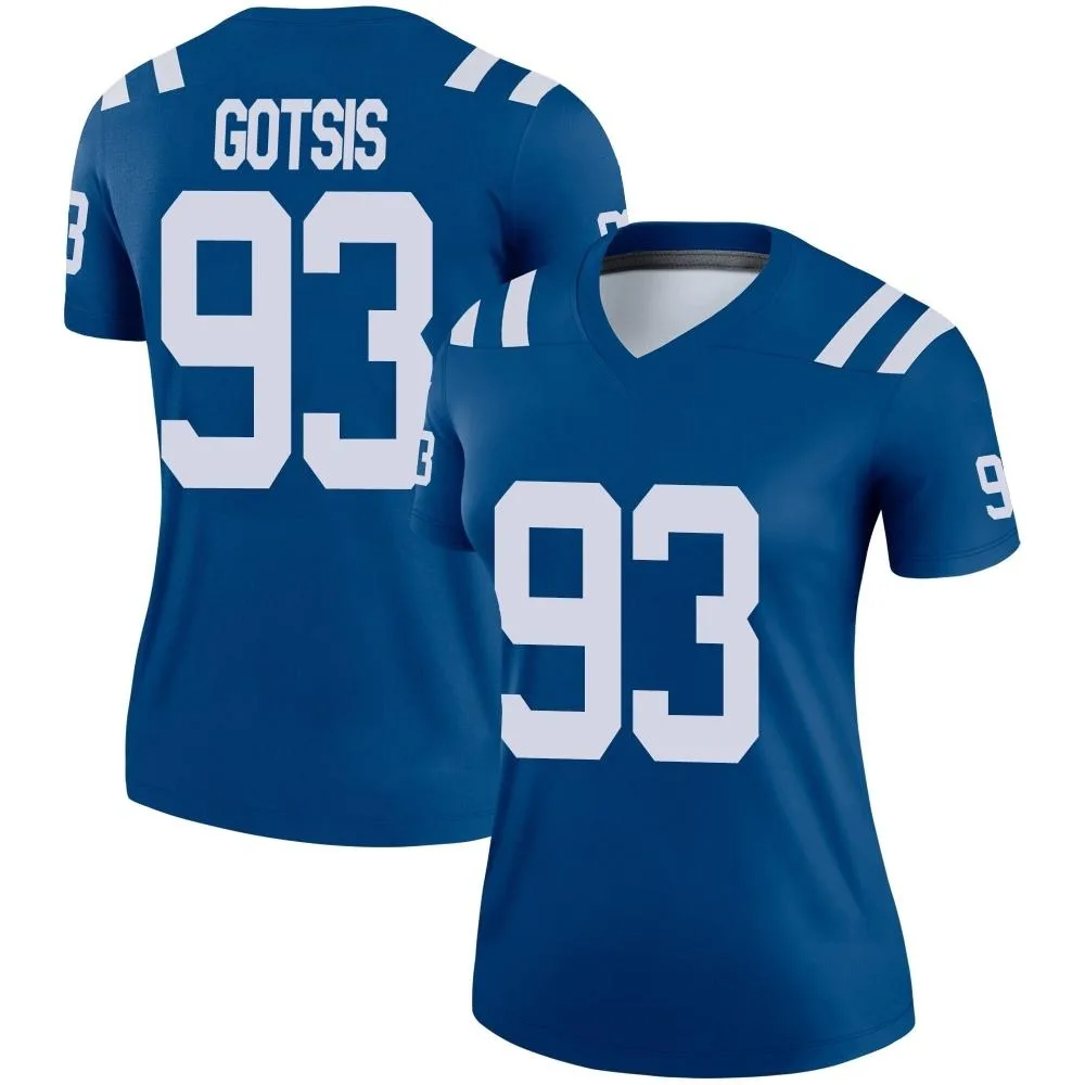 Women's Indianapolis Colts Adam Gotsis Nike Legend Royal Jersey Women's Indianapolis Colts Adam Gotsis Nike Legend Royal Jersey