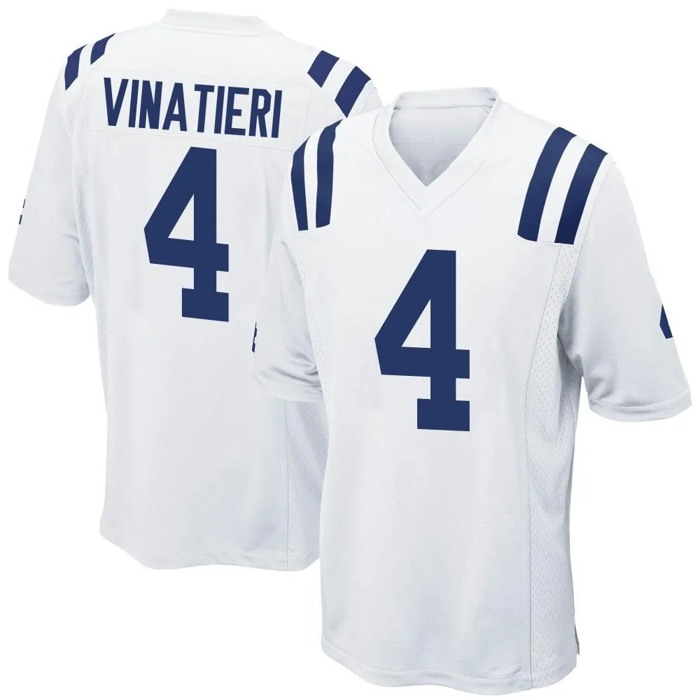 Men's Indianapolis Colts Adam Vinatieri Nike Game White Jersey Men's Indianapolis Colts Adam Vinatieri Nike Game White Jersey