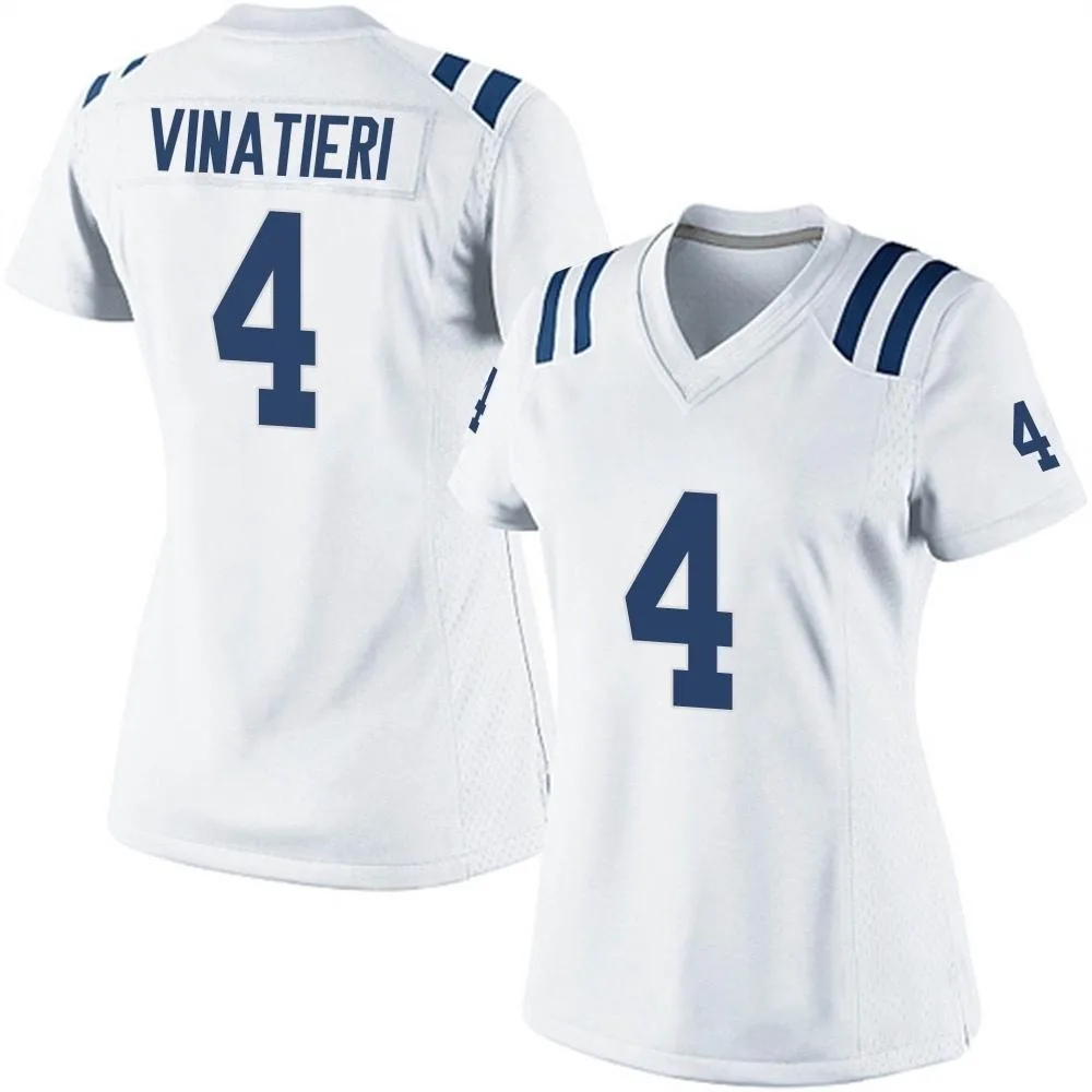 Women's Indianapolis Colts Adam Vinatieri Nike Game White Jersey Women's Indianapolis Colts Adam Vinatieri Nike Game White Jersey