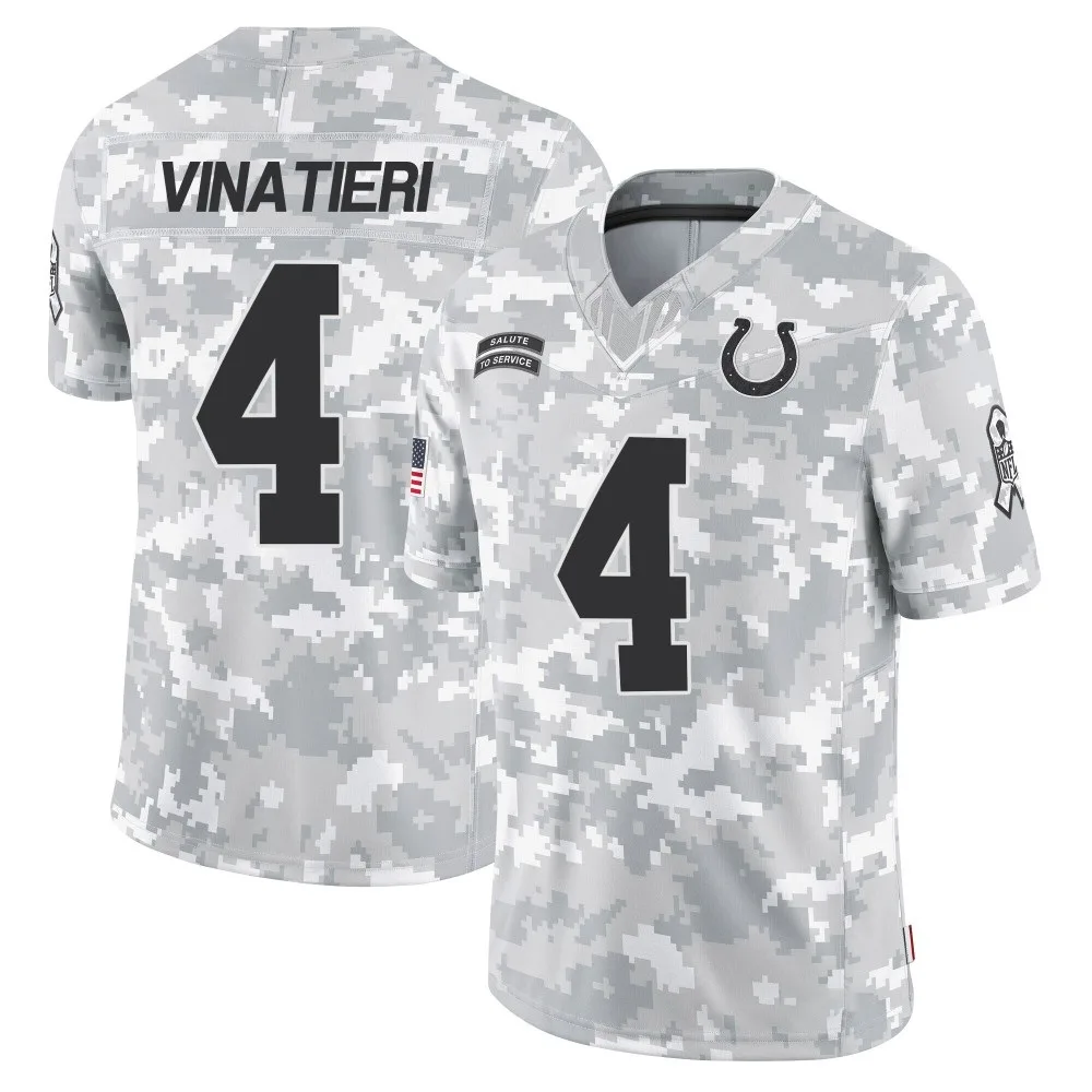 Youth Indianapolis Colts Adam Vinatieri Nike 2024 Salute to Service Limited Arctic Camo Jersey Youth Indianapolis Colts Adam Vinatieri Nike 2024 Salute to Service Limited Arctic Camo Jersey