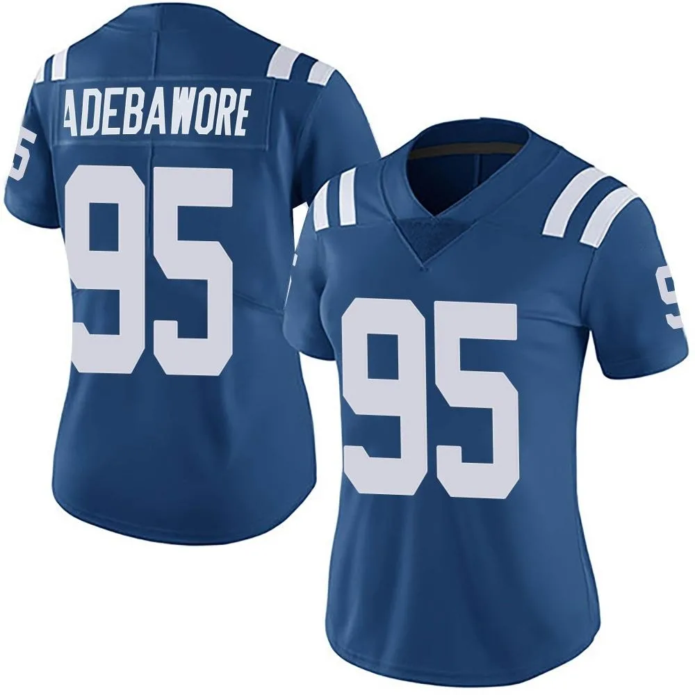 Women's Indianapolis Colts Adetomiwa Adebawore Nike Team Color Vapor Untouchable Limited Royal Jersey Women's Indianapolis Colts Adetomiwa Adebawore Nike Team Color Vapor Untouchable Limited Royal Jersey