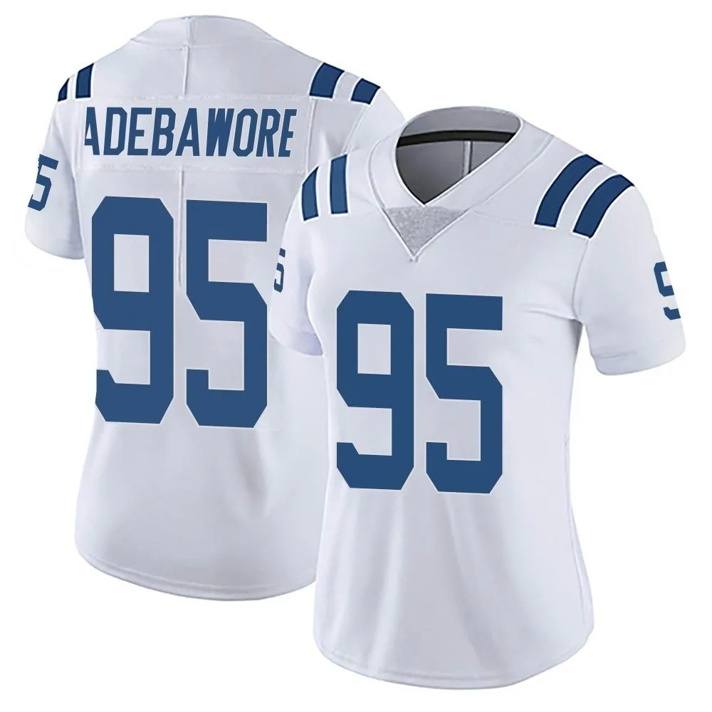 Women's Indianapolis Colts Adetomiwa Adebawore Nike Vapor Untouchable Limited White Jersey Women's Indianapolis Colts Adetomiwa Adebawore Nike Vapor Untouchable Limited White Jersey