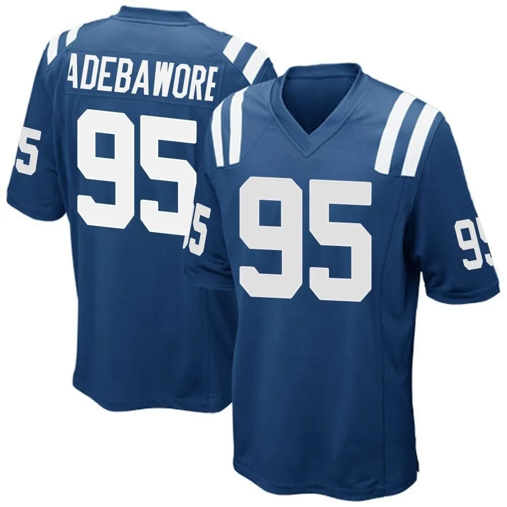 Youth Indianapolis Colts Adetomiwa Adebawore Nike Team Color Game Royal Blue Jersey
