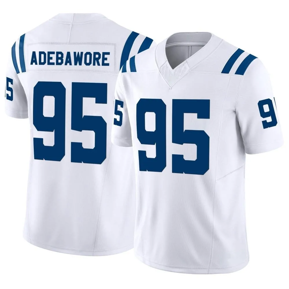Youth Indianapolis Colts Adetomiwa Adebawore Nike Vapor F.U.S.E. Limited White Jersey Youth Indianapolis Colts Adetomiwa Adebawore Nike Vapor F.U.S.E. Limited White Jersey