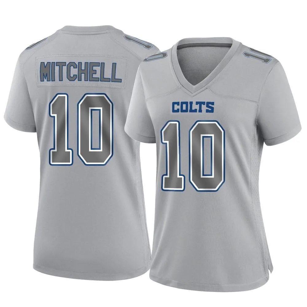Women's Indianapolis Colts Adonai Mitchell Nike Atmosphere Fashion Game Gray Jersey Women's Indianapolis Colts Adonai Mitchell Nike Atmosphere Fashion Game Gray Jersey