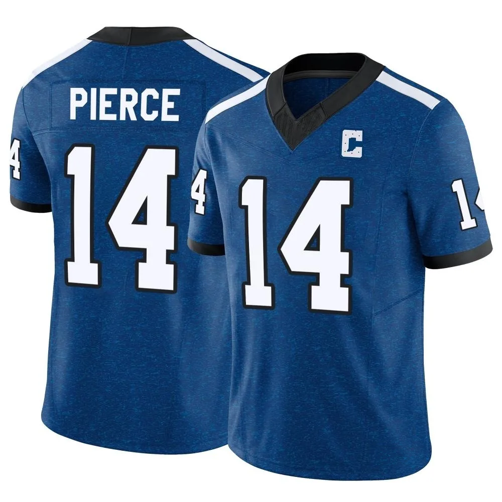 Men's Indianapolis Colts Alec Pierce Nike Indiana Nights Alternate Vapor F.U.S.E. Limited Royal Jersey Men's Indianapolis Colts Alec Pierce Nike Indiana Nights Alternate Vapor F.U.S.E. Limited Royal Jersey