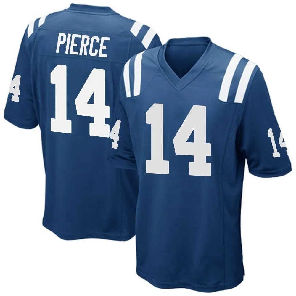 Men's Indianapolis Colts Alec Pierce Nike Team Color Game Royal Blue Jersey Men's Indianapolis Colts Alec Pierce Nike Team Color Game Royal Blue Jersey