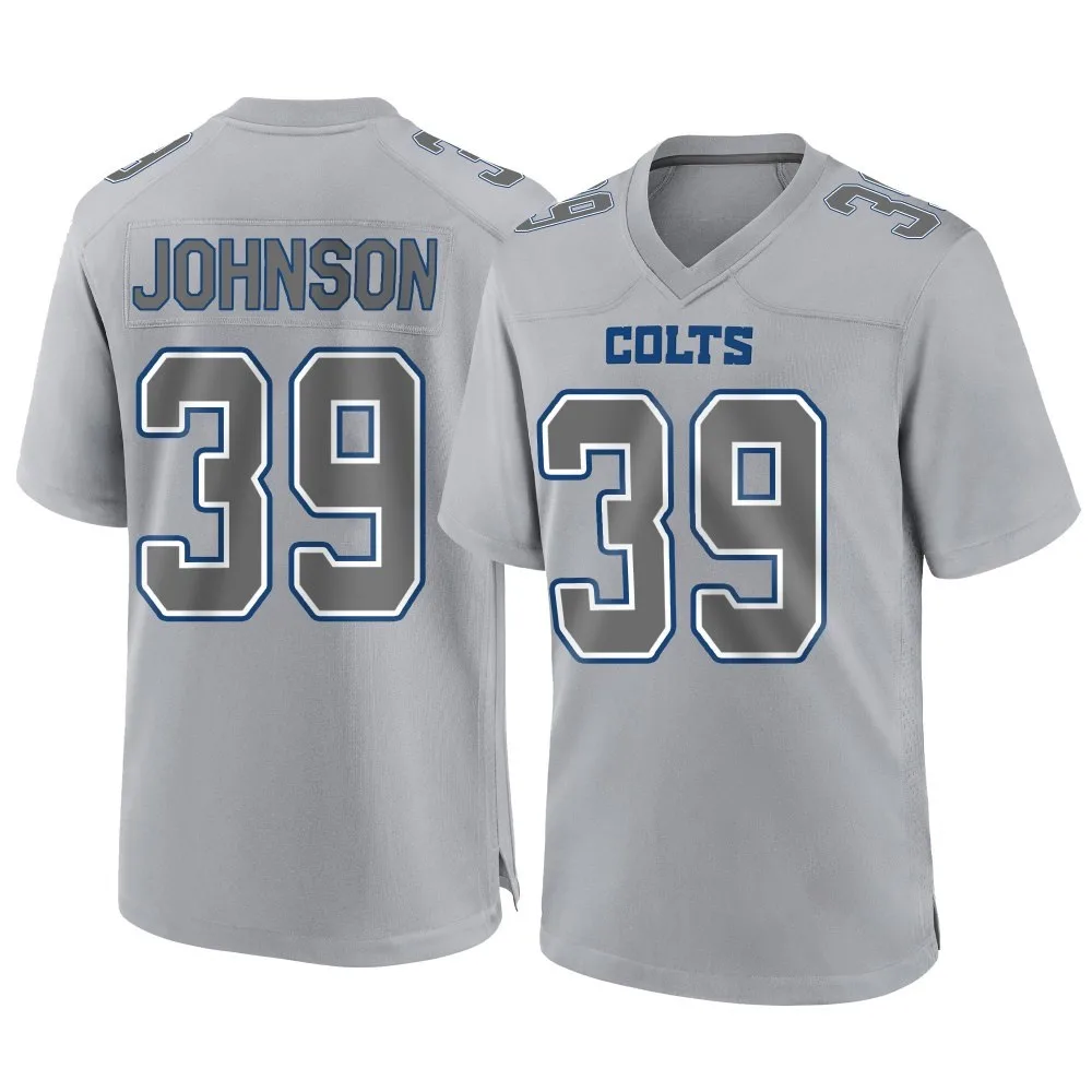Men's Indianapolis Colts Alex Johnson Nike Atmosphere Fashion Game Gray Jersey Men's Indianapolis Colts Alex Johnson Nike Atmosphere Fashion Game Gray Jersey