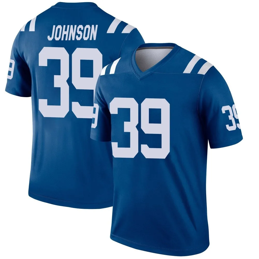 Men's Indianapolis Colts Alex Johnson Nike Legend Royal Jersey Men's Indianapolis Colts Alex Johnson Nike Legend Royal Jersey