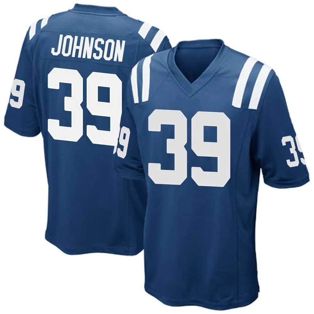 Youth Indianapolis Colts Alex Johnson Nike Team Color Game Royal Blue Jersey Youth Indianapolis Colts Alex Johnson Nike Team Color Game Royal Blue Jersey