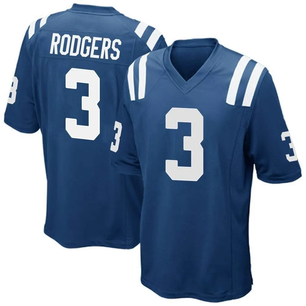 Men's Indianapolis Colts Amari Rodgers Nike Team Color Game Royal Blue Jersey Men's Indianapolis Colts Amari Rodgers Nike Team Color Game Royal Blue Jersey