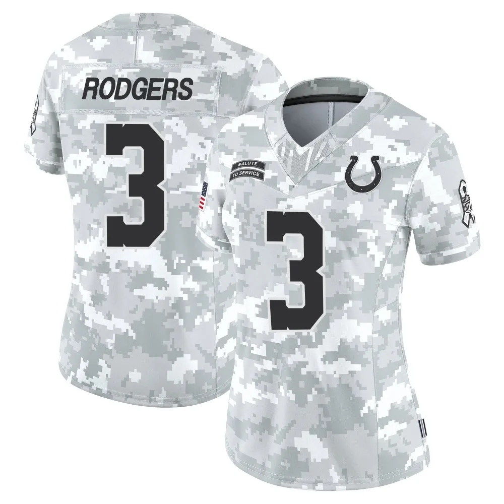 Women's Indianapolis Colts Amari Rodgers Nike 2024 Salute to Service Limited Arctic Camo Jersey Women's Indianapolis Colts Amari Rodgers Nike 2024 Salute to Service Limited Arctic Camo Jersey