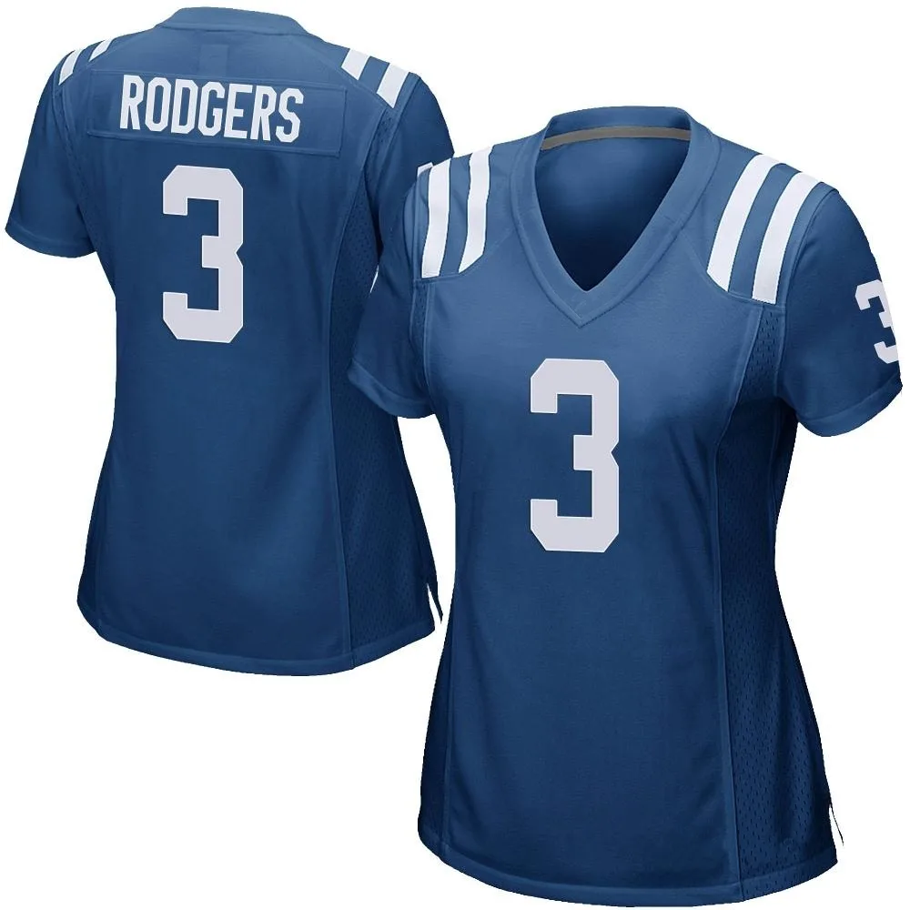 Women's Indianapolis Colts Amari Rodgers Nike Team Color Game Royal Blue Jersey Women's Indianapolis Colts Amari Rodgers Nike Team Color Game Royal Blue Jersey