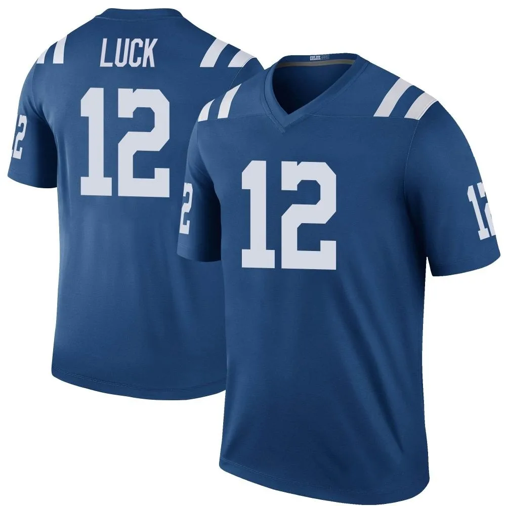 Men's Indianapolis Colts Andrew Luck Nike Color Rush Legend Royal Jersey Men's Indianapolis Colts Andrew Luck Nike Color Rush Legend Royal Jersey