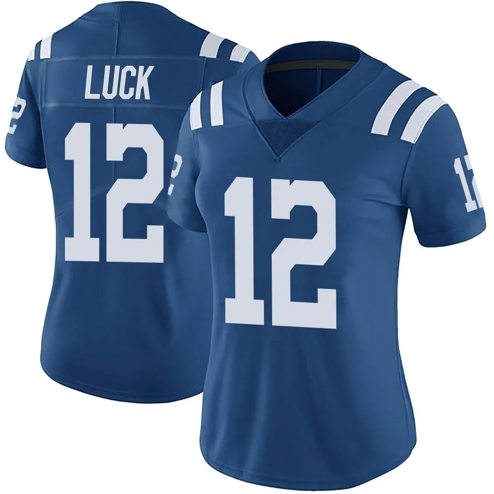 Women's Indianapolis Colts Andrew Luck Nike Color Rush Vapor Untouchable Limited Royal Jersey Women's Indianapolis Colts Andrew Luck Nike Color Rush Vapor Untouchable Limited Royal Jersey