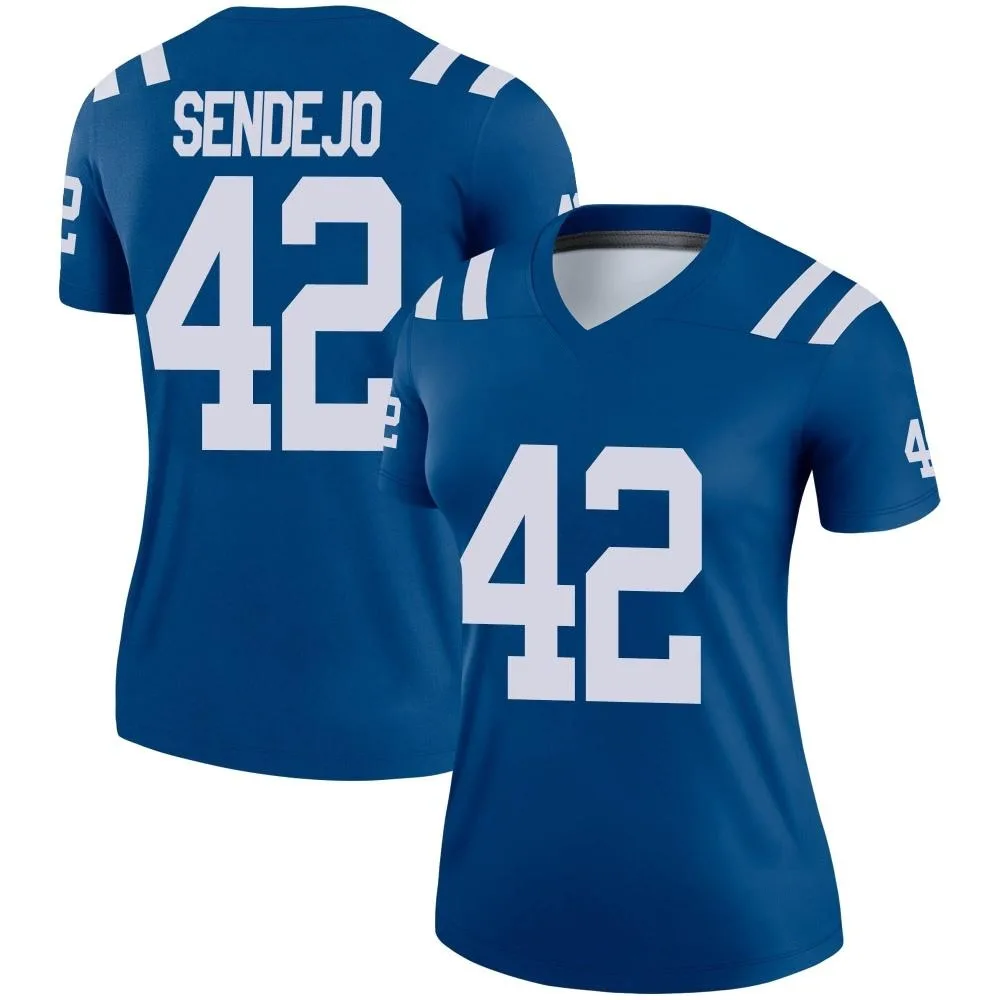 Women's Indianapolis Colts Andrew Sendejo Nike Legend Royal Jersey Women's Indianapolis Colts Andrew Sendejo Nike Legend Royal Jersey