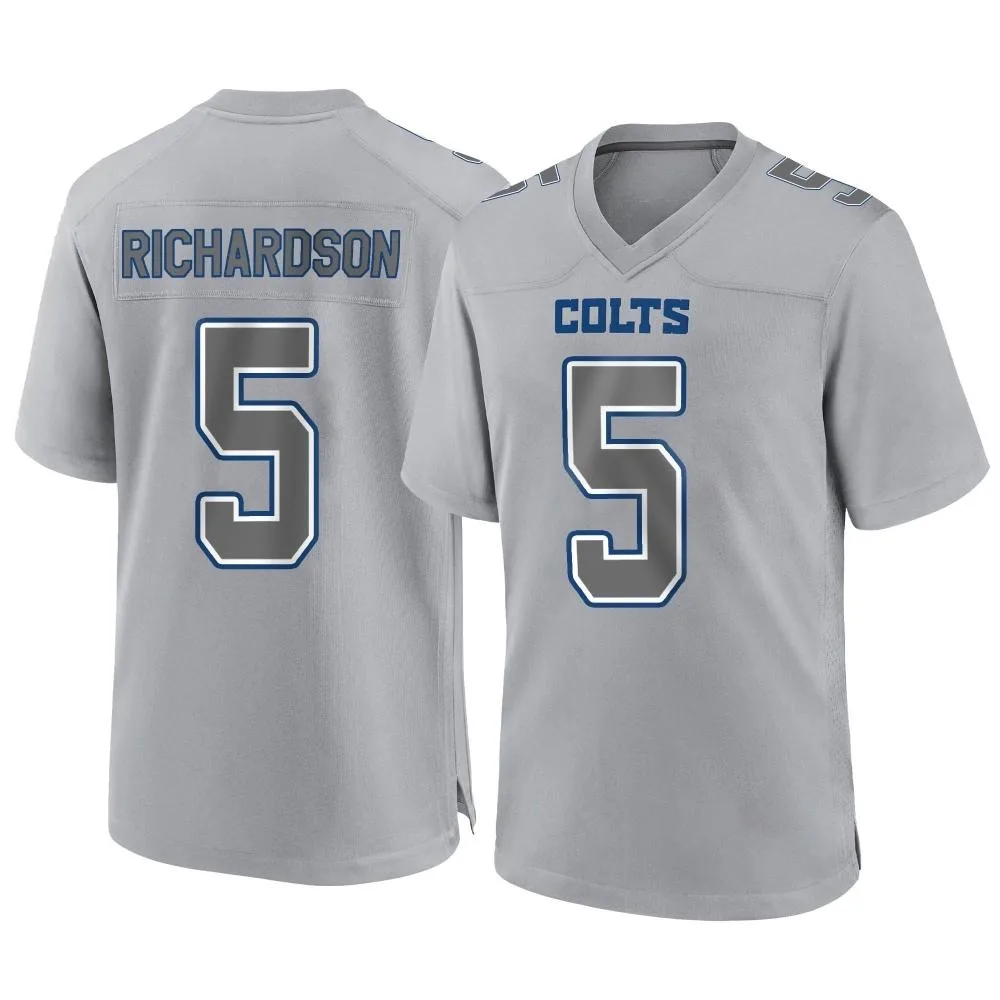 Men's Indianapolis Colts Anthony Richardson Nike Atmosphere Fashion Game Gray Jersey Men's Indianapolis Colts Anthony Richardson Nike Atmosphere Fashion Game Gray Jersey