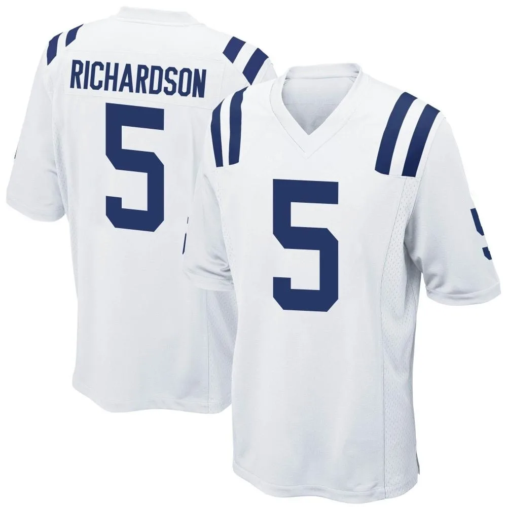 Men's Indianapolis Colts Anthony Richardson Nike Game White Jersey Men's Indianapolis Colts Anthony Richardson Nike Game White Jersey