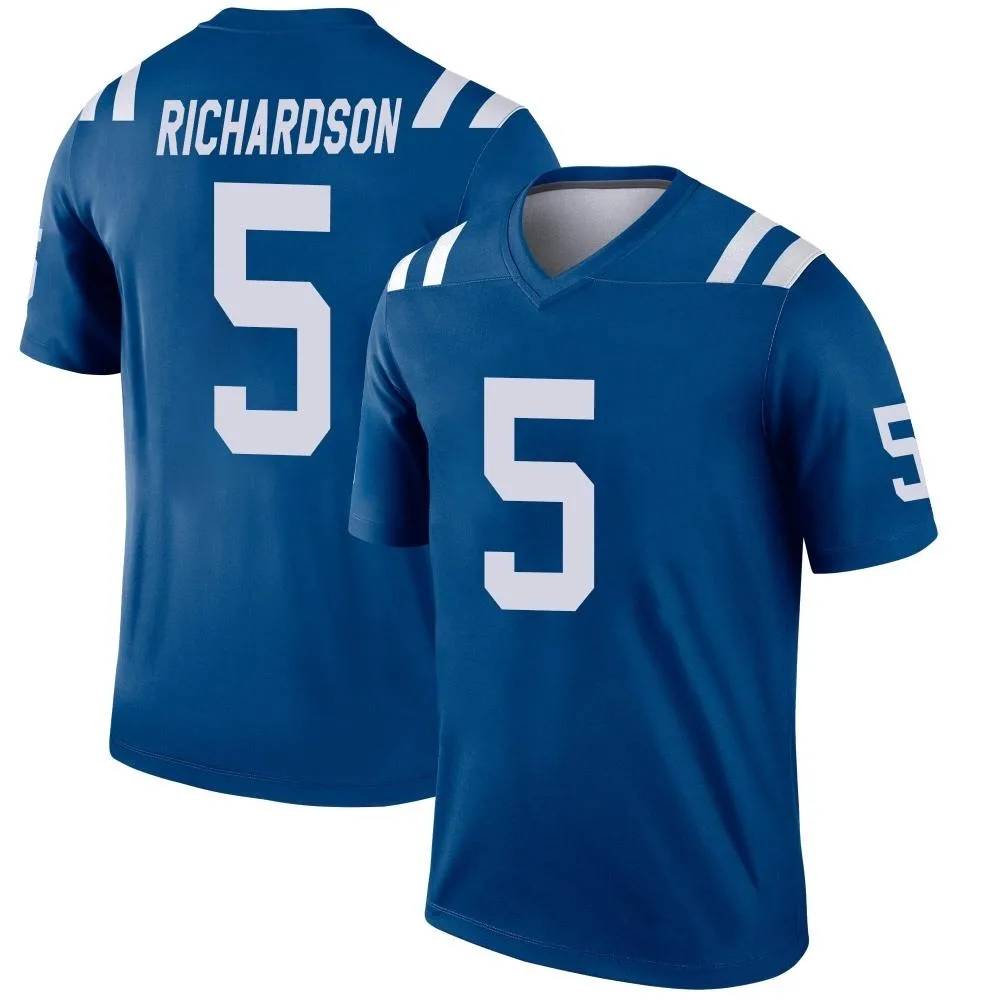 Men's Indianapolis Colts Anthony Richardson Nike Legend Royal Jersey Men's Indianapolis Colts Anthony Richardson Nike Legend Royal Jersey