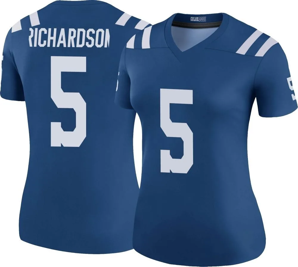 Women's Indianapolis Colts Anthony Richardson Nike Color Rush Legend Royal Jersey Women's Indianapolis Colts Anthony Richardson Nike Color Rush Legend Royal Jersey