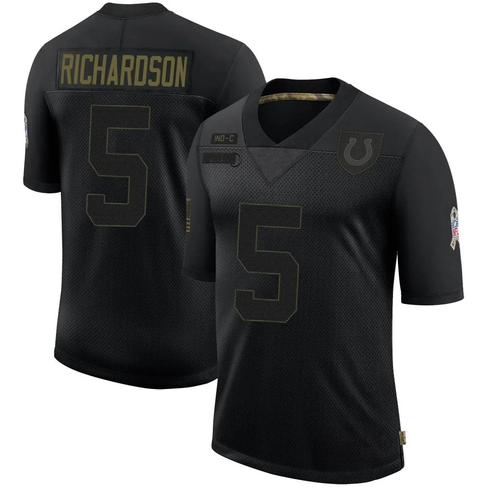 Youth Indianapolis Colts Anthony Richardson Nike 2020 Salute To Service Limited Black Jersey Youth Indianapolis Colts Anthony Richardson Nike 2020 Salute To Service Limited Black Jersey