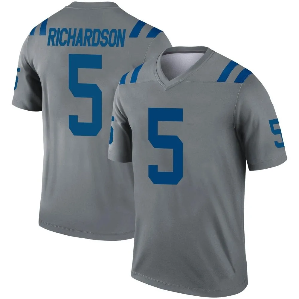 Youth Indianapolis Colts Anthony Richardson Nike Inverted Legend Gray Jersey Youth Indianapolis Colts Anthony Richardson Nike Inverted Legend Gray Jersey
