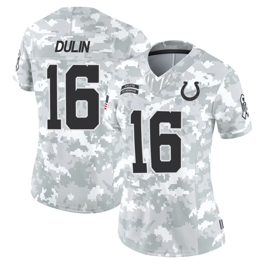 Women's Indianapolis Colts Ashton Dulin Nike 2024 Salute to Service Limited Arctic Camo Jersey Women's Indianapolis Colts Ashton Dulin Nike 2024 Salute to Service Limited Arctic Camo Jersey