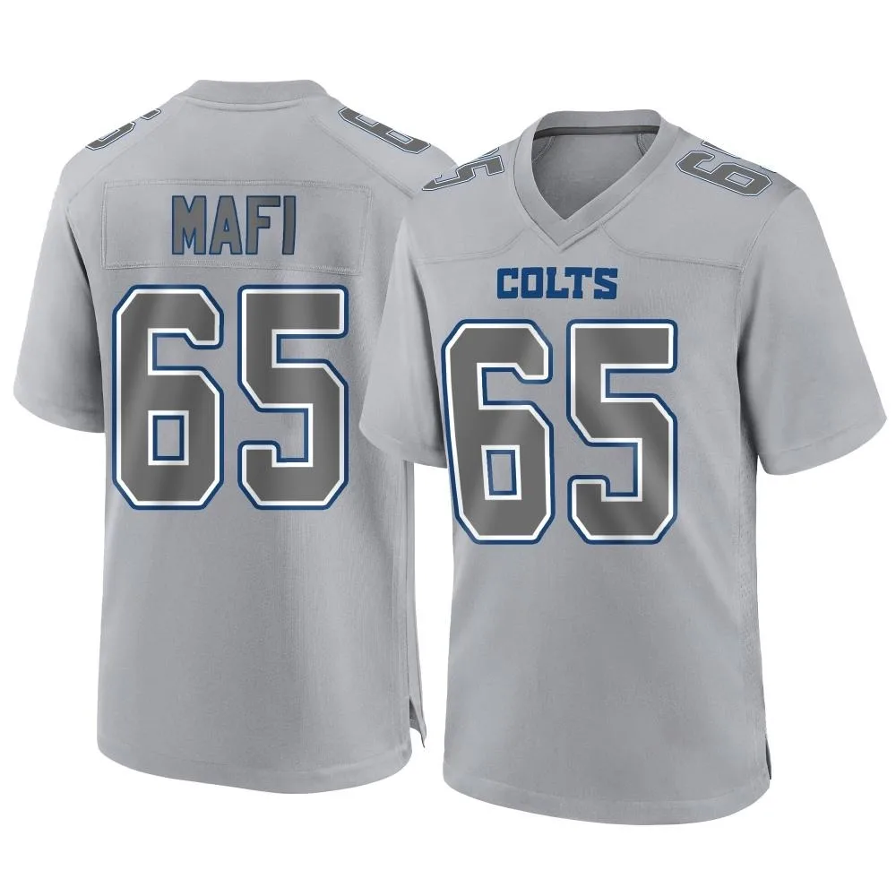 Men's Indianapolis Colts Atonio Mafi Nike Atmosphere Fashion Game Gray Jersey Men's Indianapolis Colts Atonio Mafi Nike Atmosphere Fashion Game Gray Jersey