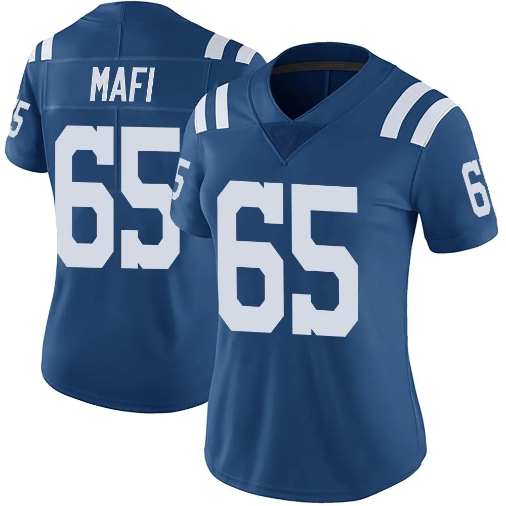 Women's Indianapolis Colts Atonio Mafi Nike Color Rush Vapor Untouchable Limited Royal Jersey Women's Indianapolis Colts Atonio Mafi Nike Color Rush Vapor Untouchable Limited Royal Jersey