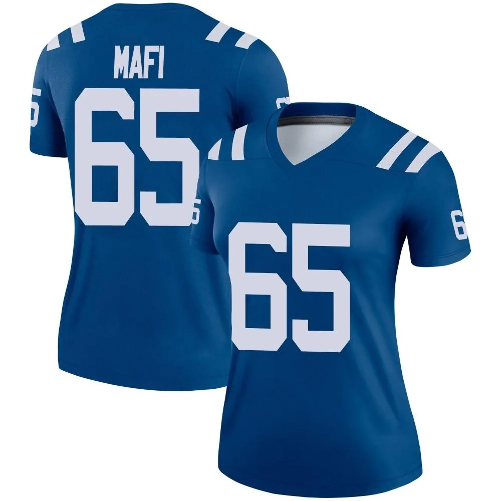 Women's Indianapolis Colts Atonio Mafi Nike Legend Royal Jersey Women's Indianapolis Colts Atonio Mafi Nike Legend Royal Jersey