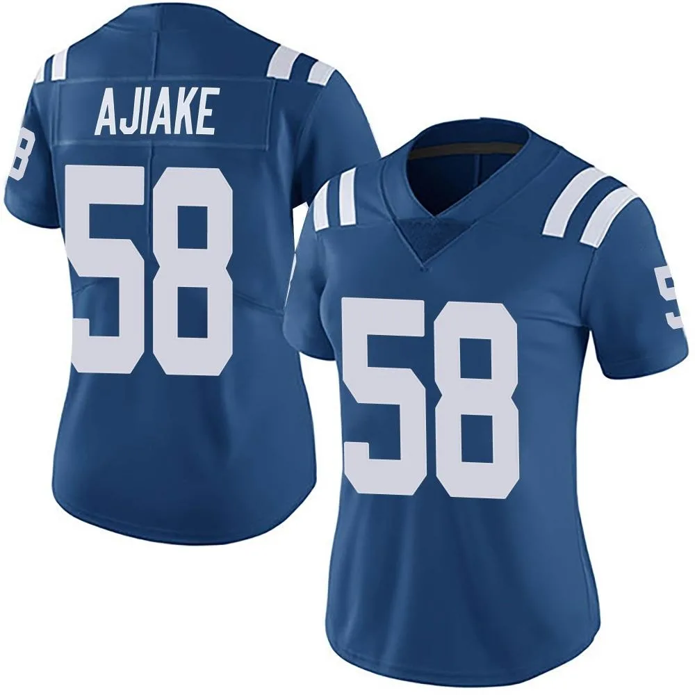 Women's Indianapolis Colts Austin Ajiake Nike Team Color Vapor Untouchable Limited Royal Jersey Women's Indianapolis Colts Austin Ajiake Nike Team Color Vapor Untouchable Limited Royal Jersey