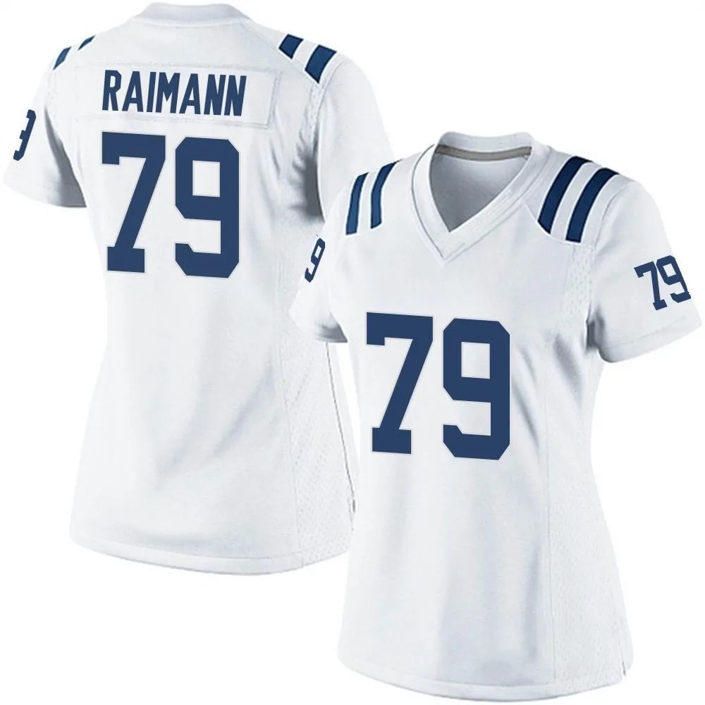 Women's Indianapolis Colts Bernhard Raimann Nike Game White Jersey Women's Indianapolis Colts Bernhard Raimann Nike Game White Jersey