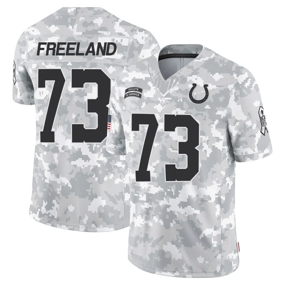 Men's Indianapolis Colts Blake Freeland Nike 2024 Salute to Service Limited Arctic Camo Jersey Men's Indianapolis Colts Blake Freeland Nike 2024 Salute to Service Limited Arctic Camo Jersey