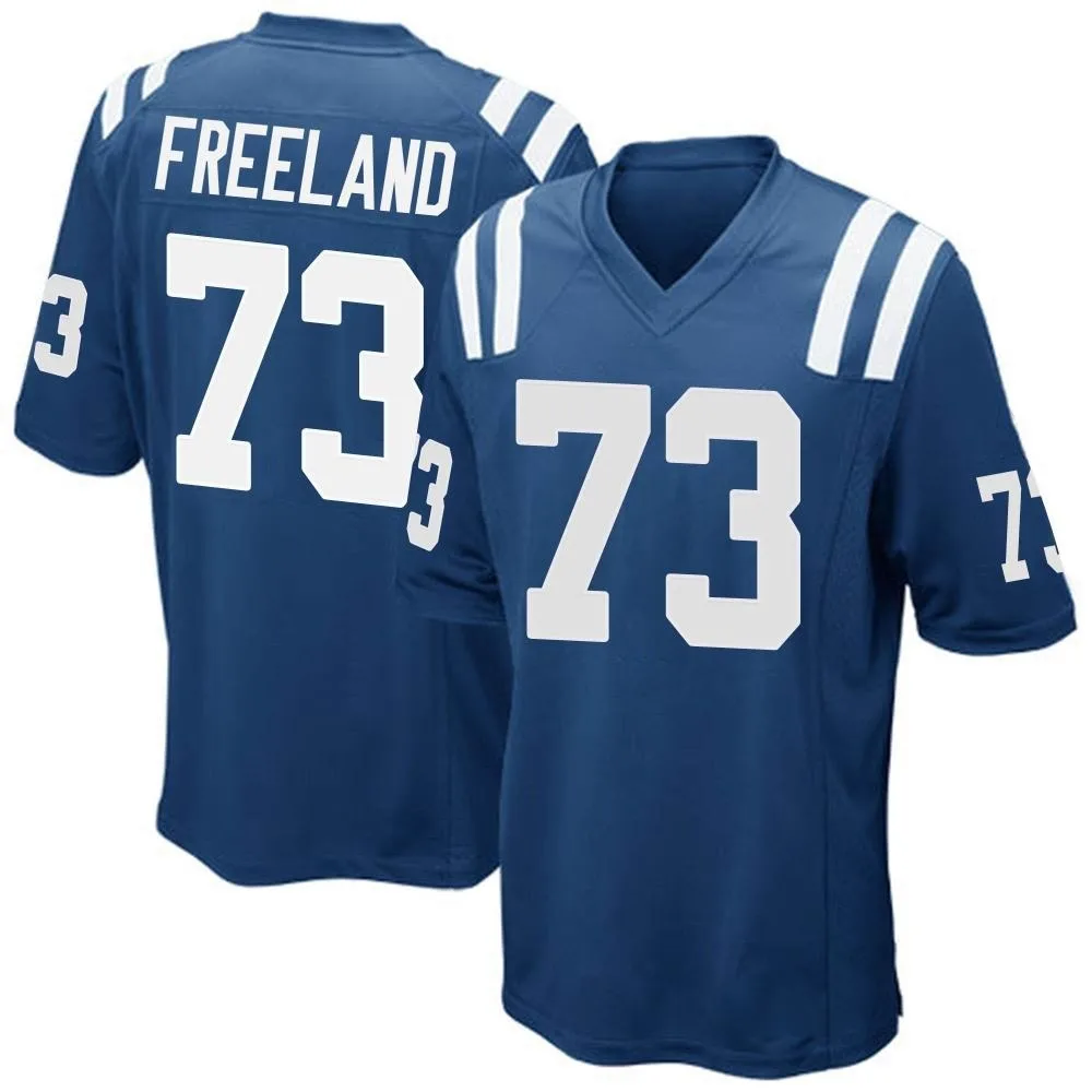 Men's Indianapolis Colts Blake Freeland Nike Team Color Game Royal Blue Jersey Men's Indianapolis Colts Blake Freeland Nike Team Color Game Royal Blue Jersey