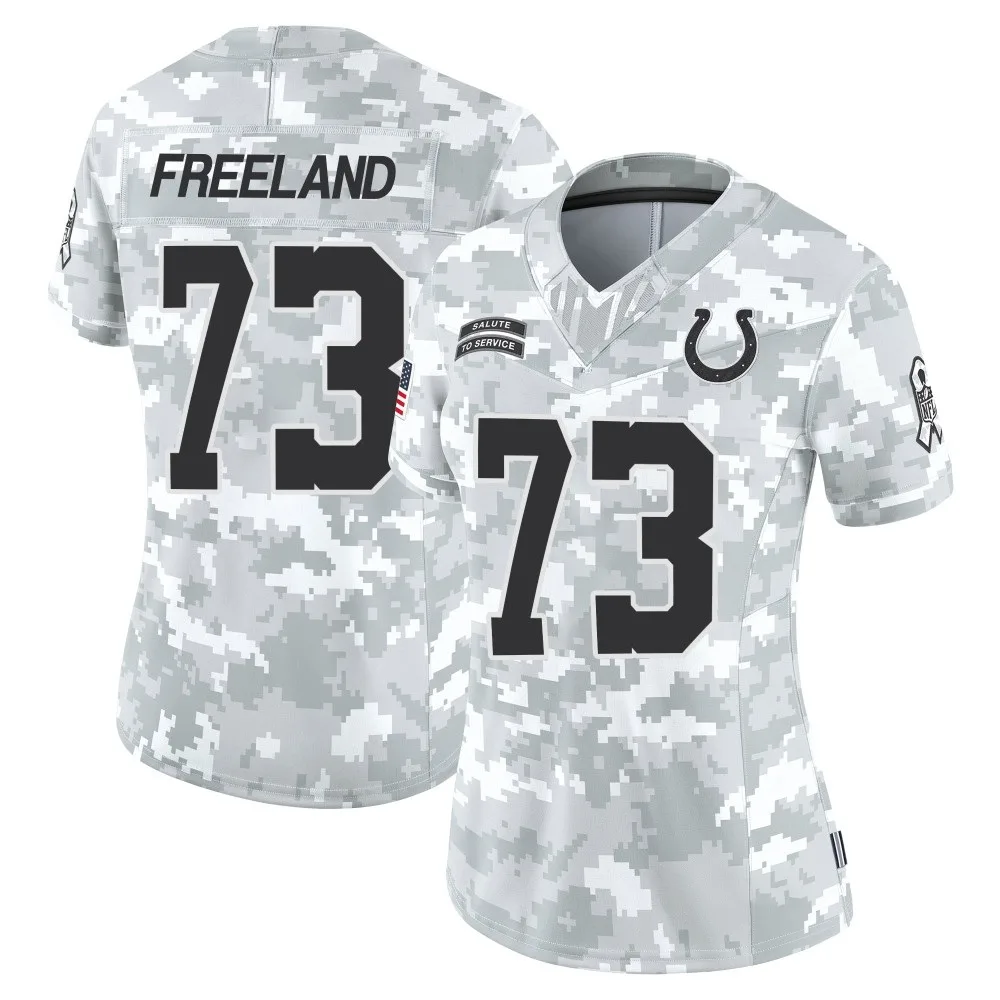 Women's Indianapolis Colts Blake Freeland Nike 2024 Salute to Service Limited Arctic Camo Jersey Women's Indianapolis Colts Blake Freeland Nike 2024 Salute to Service Limited Arctic Camo Jersey