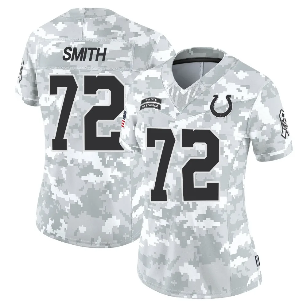 Women's Indianapolis Colts Braden Smith Nike 2024 Salute to Service Limited Arctic Camo Jersey Women's Indianapolis Colts Braden Smith Nike 2024 Salute to Service Limited Arctic Camo Jersey