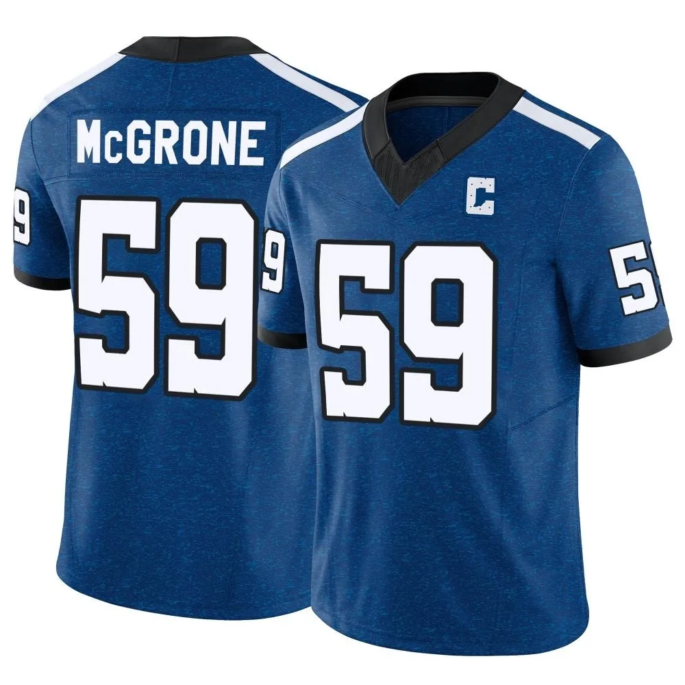 Men's Indianapolis Colts Cameron Mcgrone Nike Indiana Nights Alternate Vapor F.U.S.E. Limited Royal Jersey Men's Indianapolis Colts Cameron Mcgrone Nike Indiana Nights Alternate Vapor F.U.S.E. Limited Royal Jersey