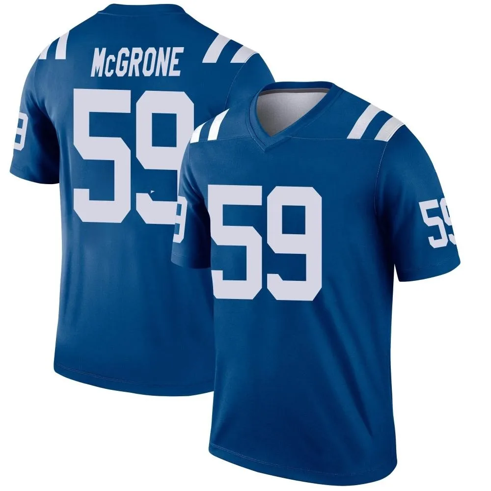 Men's Indianapolis Colts Cameron Mcgrone Nike Legend Royal Jersey Men's Indianapolis Colts Cameron Mcgrone Nike Legend Royal Jersey