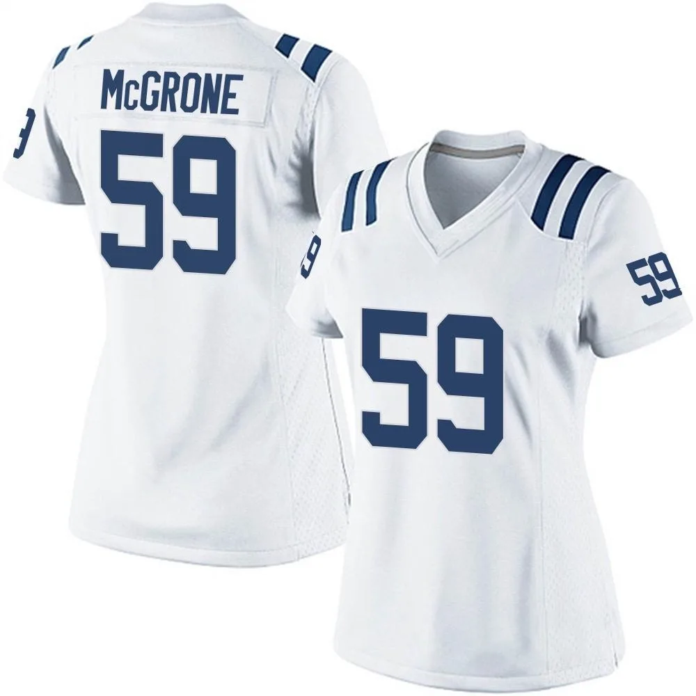 Women's Indianapolis Colts Cameron Mcgrone Nike Game White Jersey Women's Indianapolis Colts Cameron Mcgrone Nike Game White Jersey