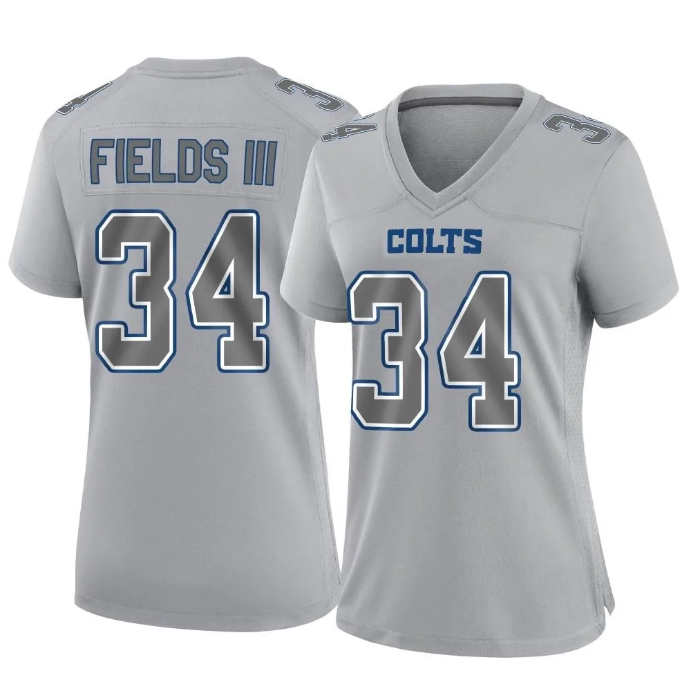 Women's Indianapolis Colts Clay Fields Iii Nike Atmosphere Fashion Game Gray Jersey Women's Indianapolis Colts Clay Fields Iii Nike Atmosphere Fashion Game Gray Jersey