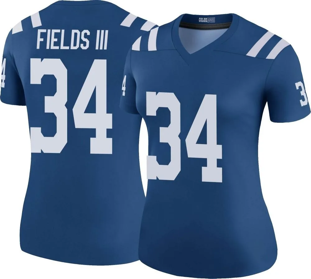 Women's Indianapolis Colts Clay Fields Iii Nike Color Rush Legend Royal Jersey Women's Indianapolis Colts Clay Fields Iii Nike Color Rush Legend Royal Jersey