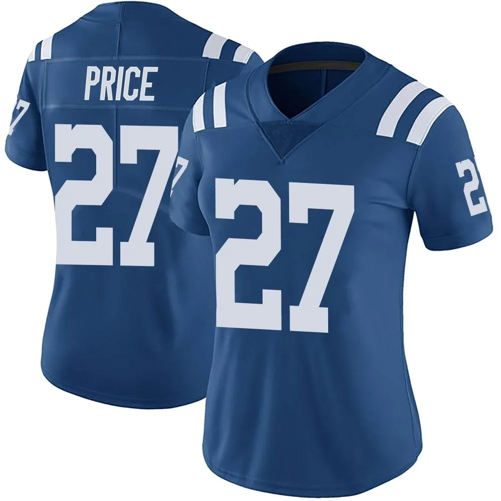 Women's Indianapolis Colts D'vonte Price Nike Color Rush Vapor Untouchable Limited Royal Jersey Women's Indianapolis Colts D'vonte Price Nike Color Rush Vapor Untouchable Limited Royal Jersey