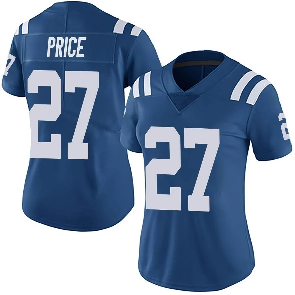 Women's Indianapolis Colts D'vonte Price Nike Team Color Vapor Untouchable Limited Royal Jersey Women's Indianapolis Colts D'vonte Price Nike Team Color Vapor Untouchable Limited Royal Jersey