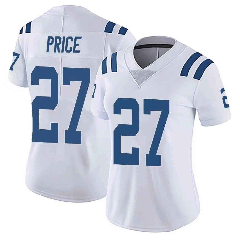 Women's Indianapolis Colts D'vonte Price Nike Vapor Untouchable Limited White Jersey Women's Indianapolis Colts D'vonte Price Nike Vapor Untouchable Limited White Jersey
