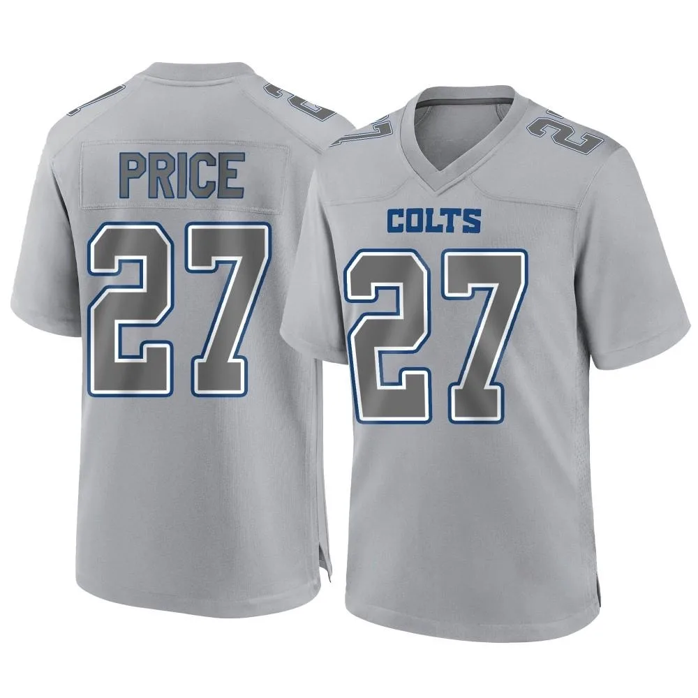 Youth Indianapolis Colts D'vonte Price Nike Atmosphere Fashion Game Gray Jersey Youth Indianapolis Colts D'vonte Price Nike Atmosphere Fashion Game Gray Jersey